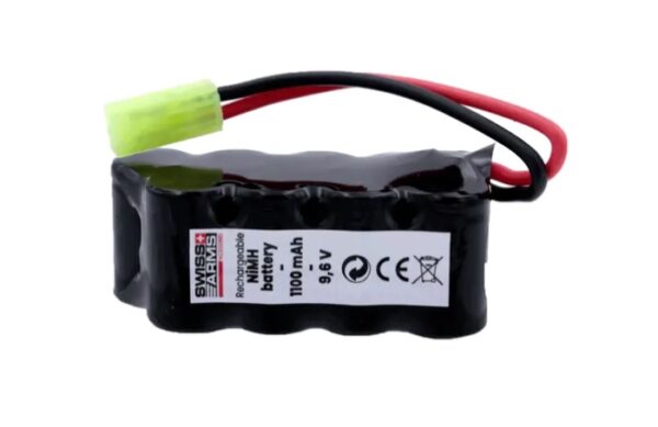 Airsoft batéria Swiss Arms NI-MH 9.6 V / 1100 mAh Airsoft batéria Swiss Arms NI-MH 9.6 V / 1100 mAh