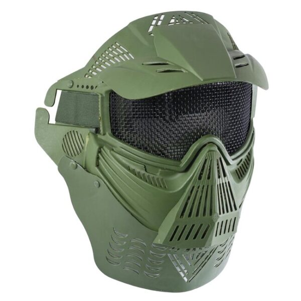 Airsoft maska Wosport so sieťkou a chráničom krku Airsoft maska Wosport so sieťkou a chráničom krku