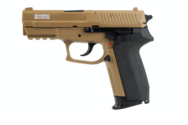 Airsoft pištoľ Cybergun Swiss Arms MLE HPA FDE ASG Airsoft pištoľ Cybergun Swiss Arms MLE HPA FDE ASG