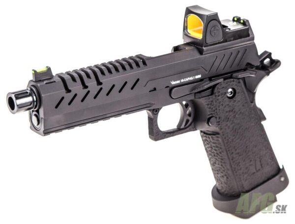 Airsoft pištoľ Vorsk Hi-Capa 5.1 GBB gas čierna + BDS kolimátor Airsoft pištoľ Vorsk Hi-Capa 5.1 GBB gas čierna + BDS kolimátor