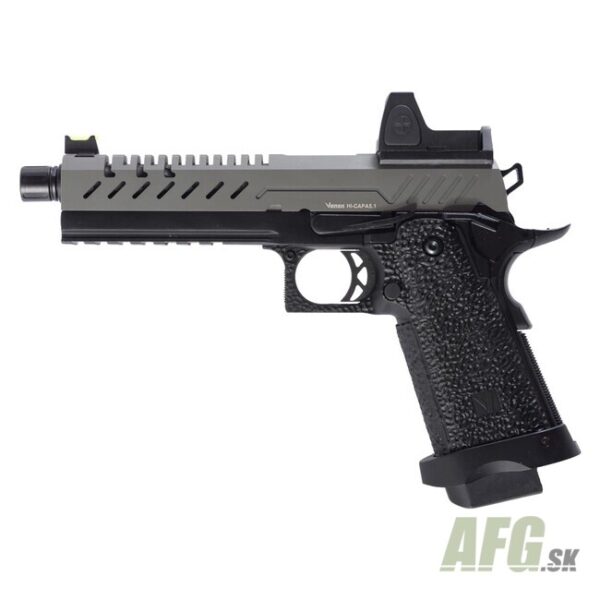Airsoft pištoľ Vorsk Hi Capa 5.1 GBB Gas čierna/ šedá + BDS kolimátor Airsoft pištoľ Vorsk Hi Capa 5.1 GBB Gas čierna/ šedá + BDS kolimátor