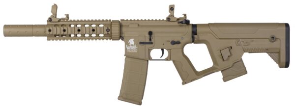 Airsoft samopal Lancer Tactical LT-15 G2 M4 Alpha pažba AEG tan Airsoft samopal Lancer Tactical LT-15 G2 M4 Alpha pažba AEG tan