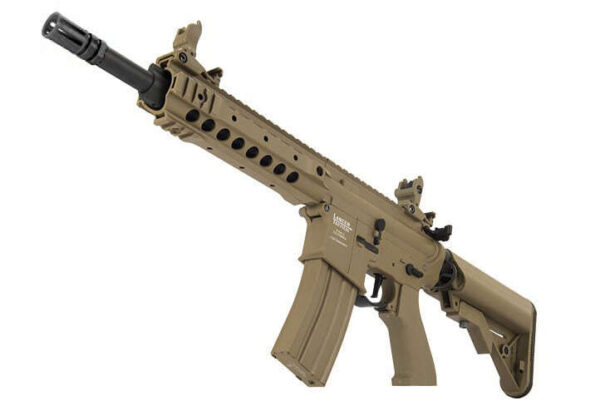 Airsoft samopal Lancer Tactical LT-24 G2 VR16 Proline full metal mosfet- ETU, Tan AEG