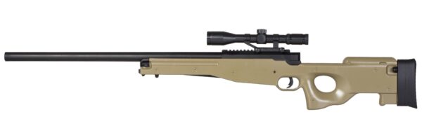 Airsoft sniperka Cybergun Mauser SR TAN s optikou Airsoft sniperka Cybergun Mauser SR TAN s optikou