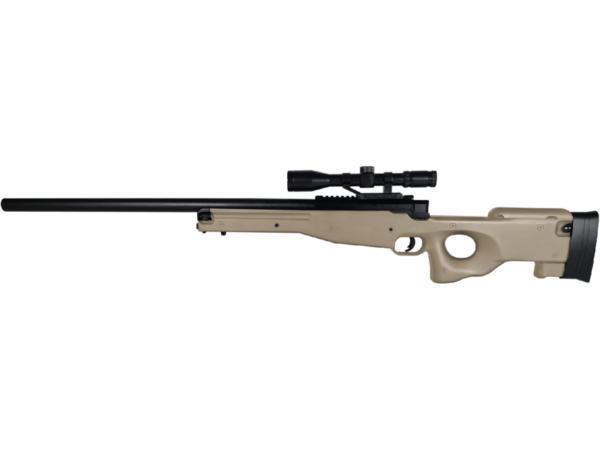 Airsoft sniperka Cybergun Mauser SR TAN s optikou Airsoft sniperka Cybergun Mauser SR TAN s optikou