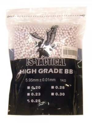 Guľôčky BB 6 mm JS-Tactical High Grade 0.25 g