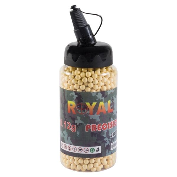 Guľôčky BB 6 mm Royal Precission 0.12 g Guľôčky BB 6 mm Royal Precission 0.12 g