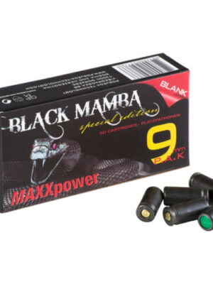 Poplašné náboje Black Mamba 9 mm P.A.K. Poplašné náboje Black Mamba 9 mm P.A.K.